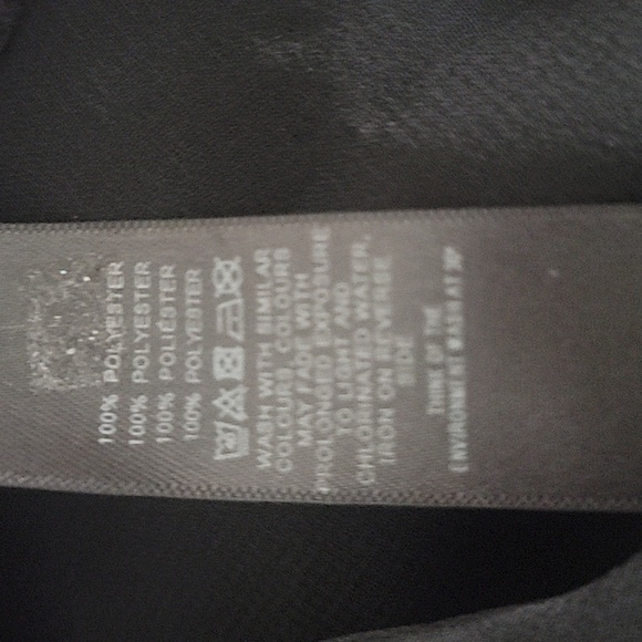 ASOS Swim Sheer Black Bathing Suit Cover Up.  Size 6, EUC - Picture 7 of 9